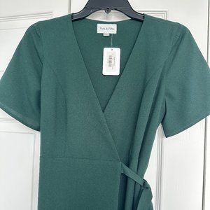 Park & Fifth Hudson Dress Hunter Green